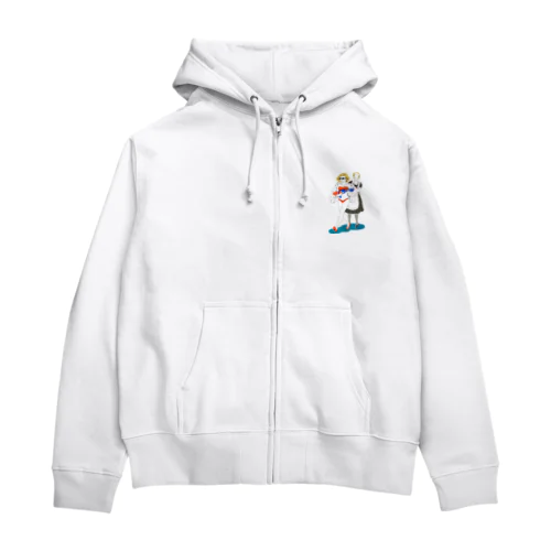 奥様は楽園の覇者 Zip Hoodie