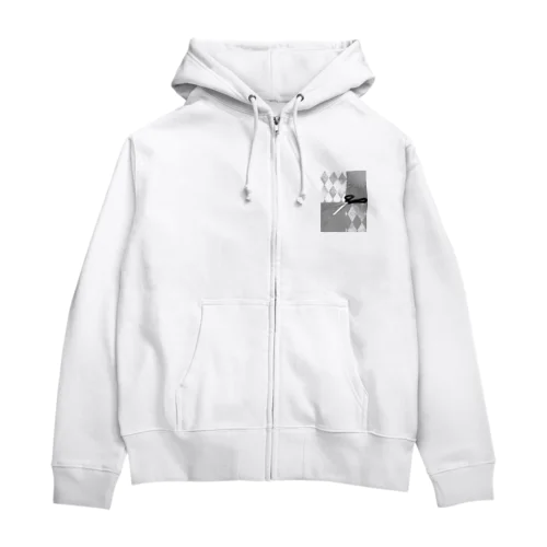 鋏 Zip Hoodie