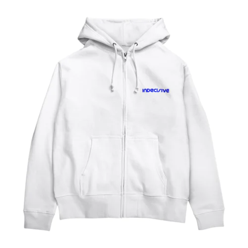 優柔不断 Zip Hoodie