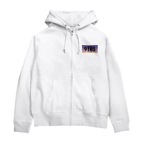 ナンバープレート【9103】 Zip Hoodie