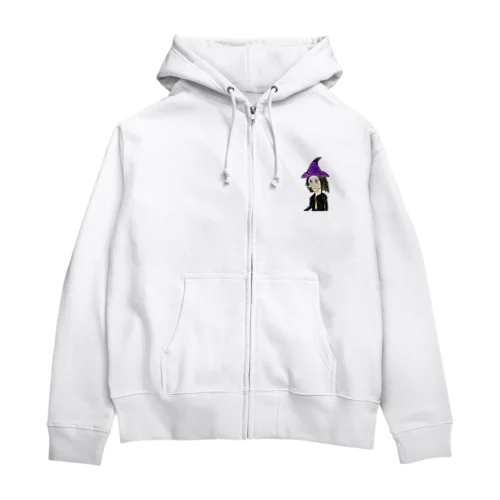 魔法使い（The wizard) Zip Hoodie