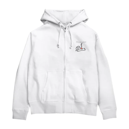 お灸サイコー Zip Hoodie