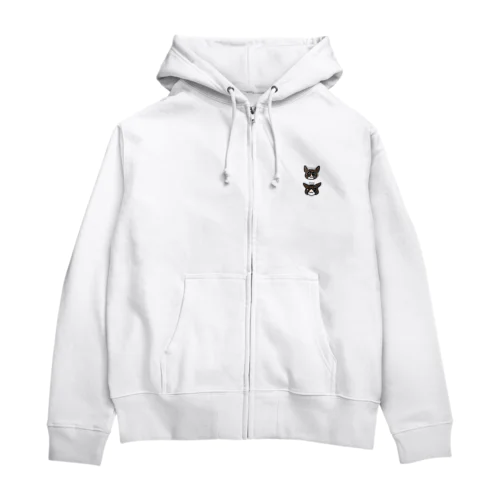 とろろとむぎ Zip Hoodie