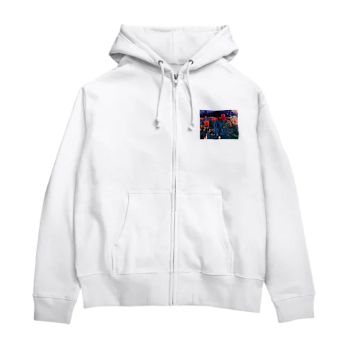 チューリップたち Zip Hoodie