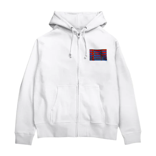 PSYCHO-木 Zip Hoodie