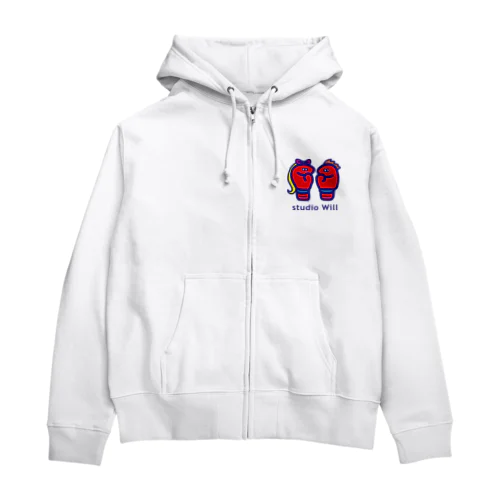 studio Will×INGRID オリジナルジップパーカー_B Zip Hoodie