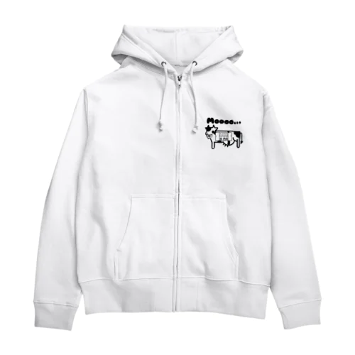 Moooo... Zip Hoodie