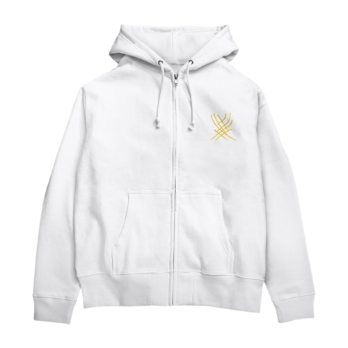 線 Zip Hoodie