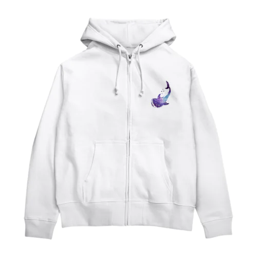 アマノガワジンベイザメ Zip Hoodie