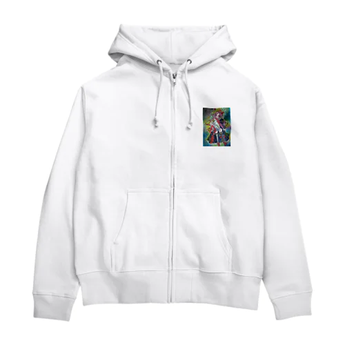 薔薇の魔女ルージュちゃん。 Zip Hoodie