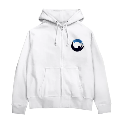 Cat from tube Zip Hoodie