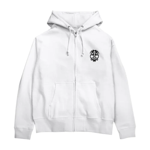 the wave Zip Hoodie