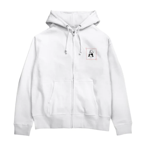 熊猫和肉包子 Zip Hoodie