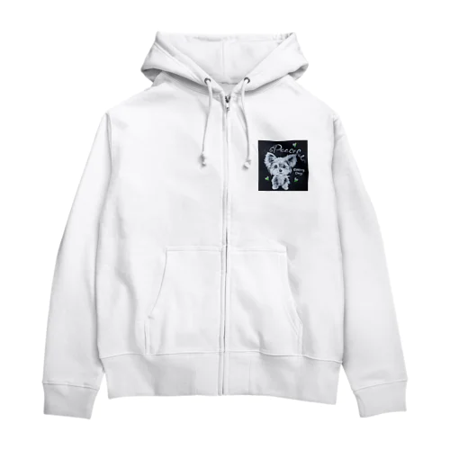 ヨークシャテリア Zip Hoodie