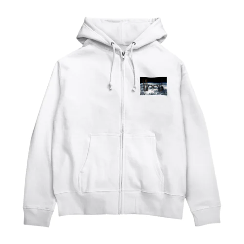 国際宇宙ステーション「ISS」 Zip Hoodie