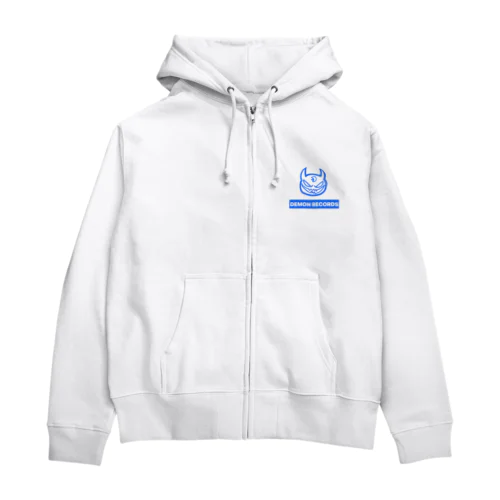 DEMONRECORSスタンダードロゴ Zip Hoodie