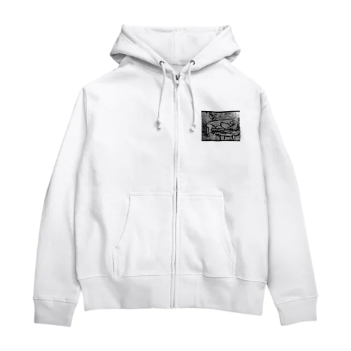 魚CG Zip Hoodie