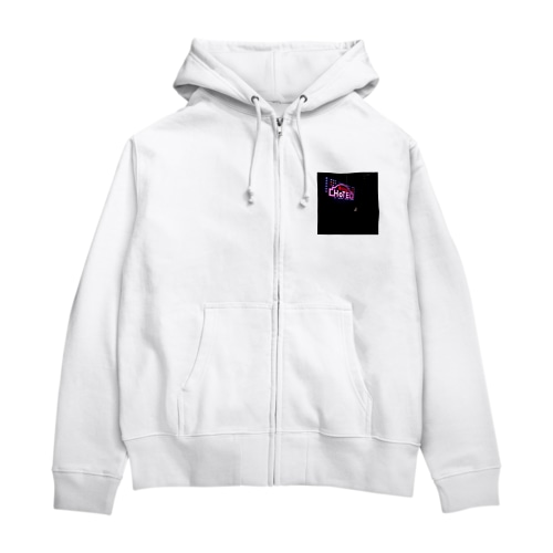 午後8時の茶臼山ホテル Zip Hoodie