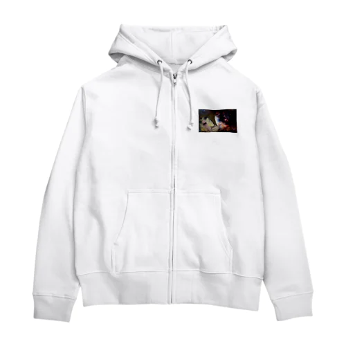 宇宙モモンガ星 Zip Hoodie