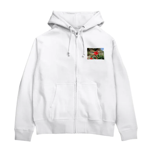 あの日の薔薇 Zip Hoodie