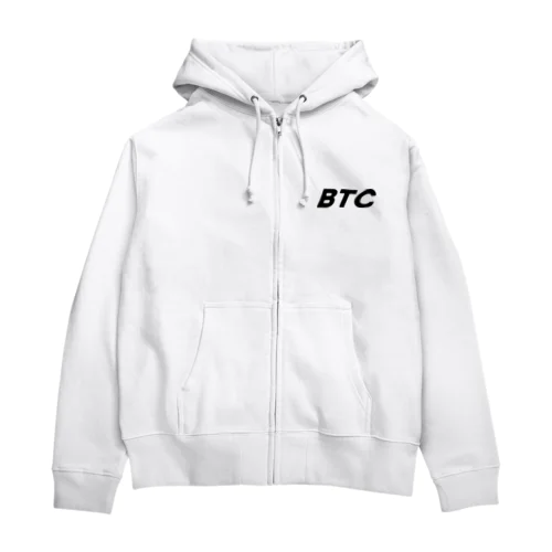 BTC通貨コードベーシック Zip Hoodie