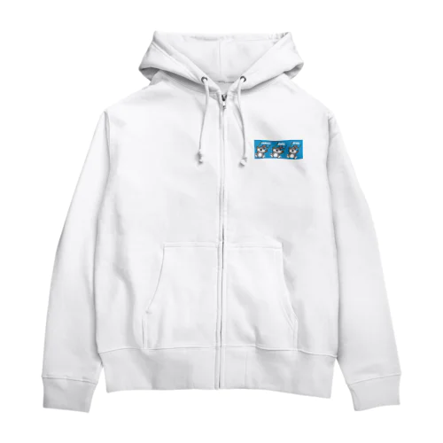 rodent dinky drum ドラムステックで遊びたいウサギ Zip Hoodie