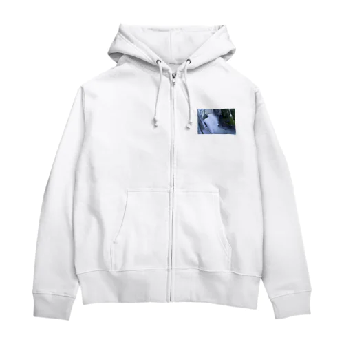 黒部ダムの観光放水 Zip Hoodie