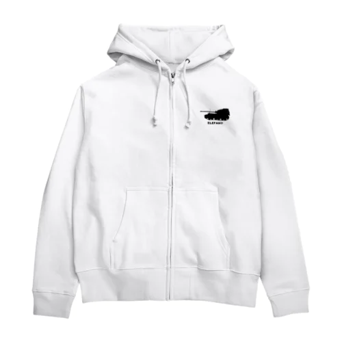 重駆逐戦車　エレファント（黒） Zip Hoodie