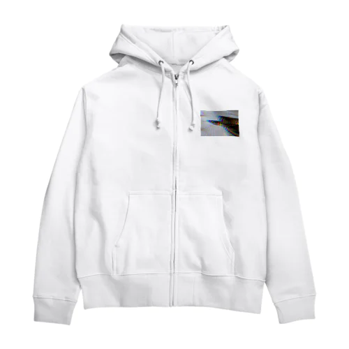 ヘビちゃんおしゃデザイン Zip Hoodie