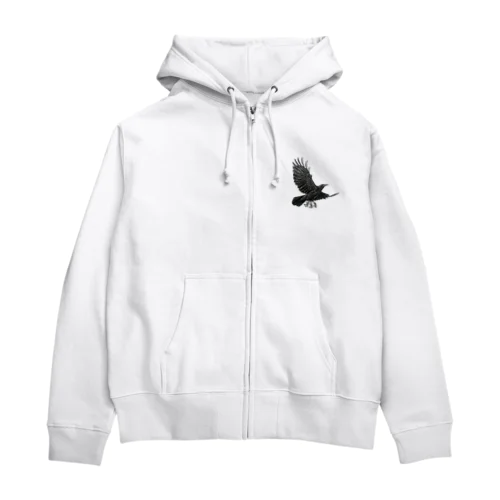 ヤタガラス Zip Hoodie