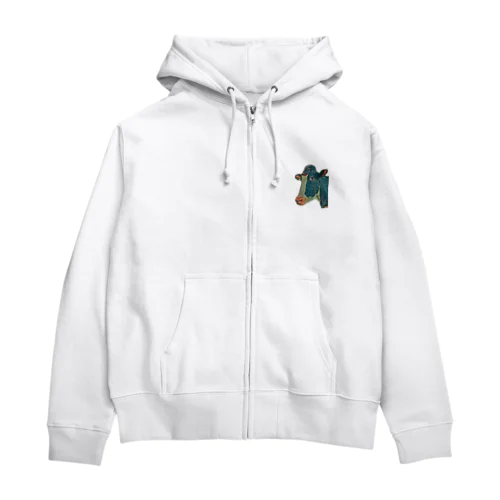 私、カワハギ。 Zip Hoodie