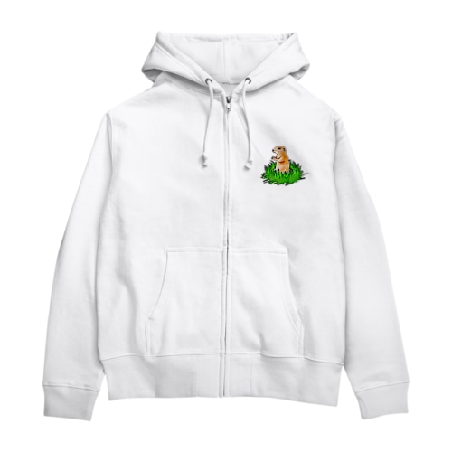プレーリードッグ Zip Hoodie