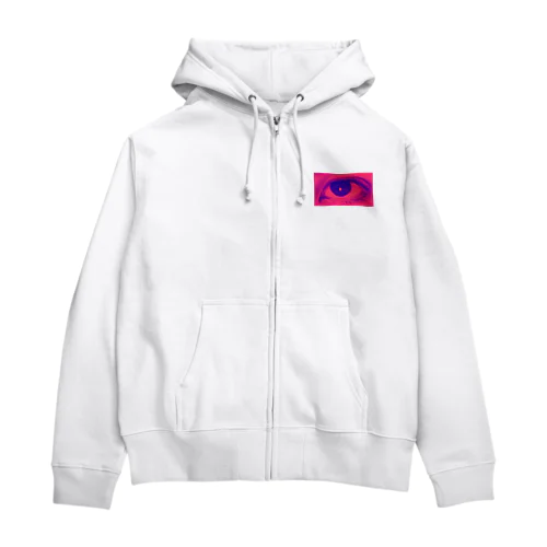 紫眼 Zip Hoodie