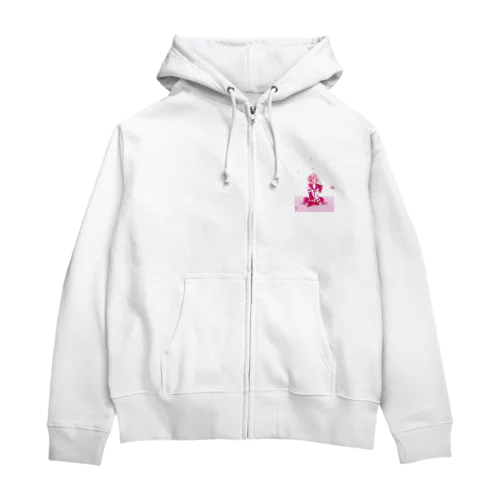 桜吹雪 Zip Hoodie