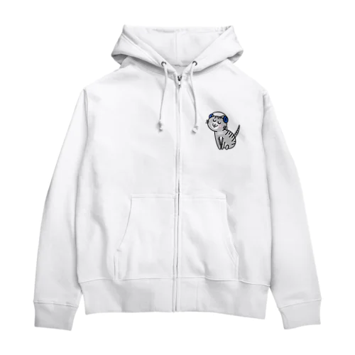 ノリノリしらすくん Zip Hoodie