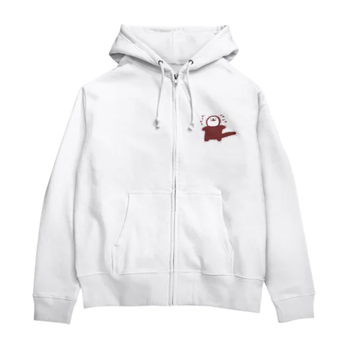 震えるラッコ Zip Hoodie