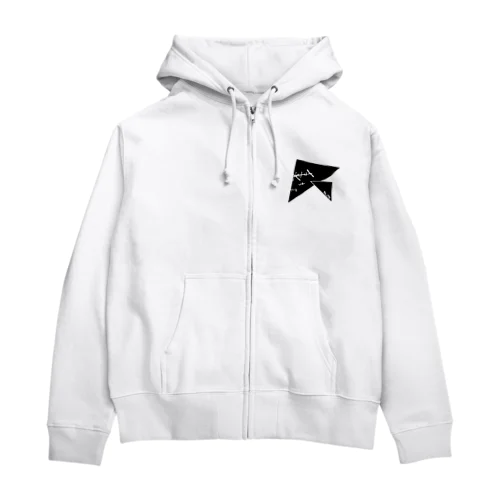 肝臓グラフィック Zip Hoodie