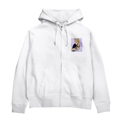 中村ジャイ子パス  グッツ2 Zip Hoodie