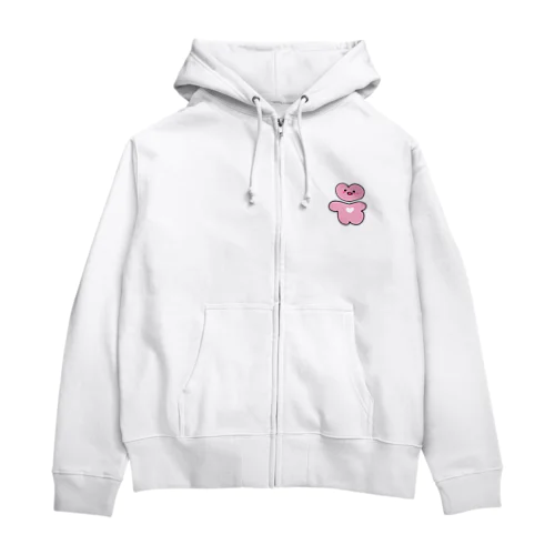 こころないハートちゃん Zip Hoodie