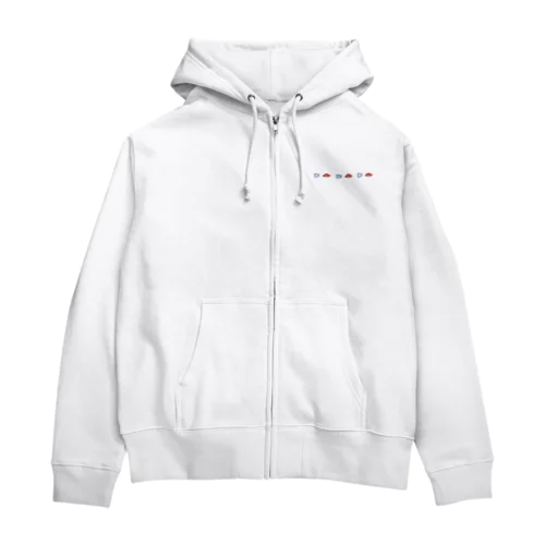 共食い Zip Hoodie