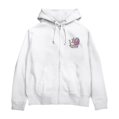 いそぎんちゃく Zip Hoodie