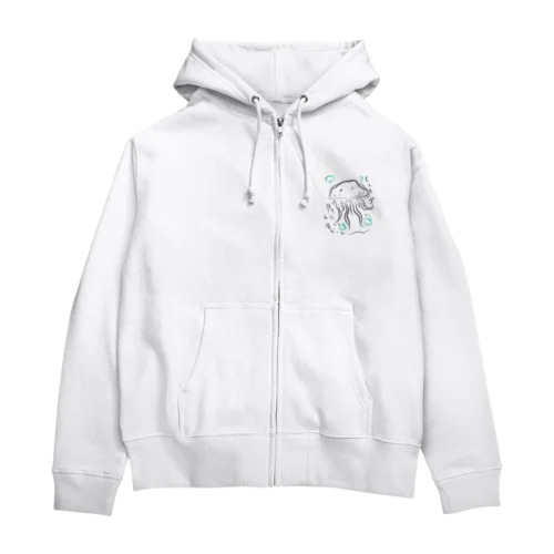 クラゲ人生 Zip Hoodie