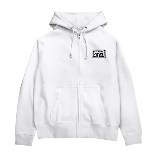 GraちゃんモチーフⅢblack Zip Hoodie