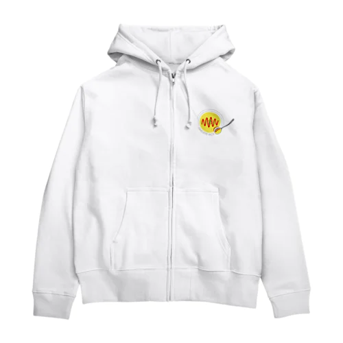 オムライス　ケチャップ　洋食　レストラン　かわいい　おしゃれ　かっこいい Zip Hoodie