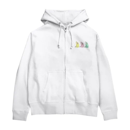 Fat  Yogi ふくよが Zip Hoodie