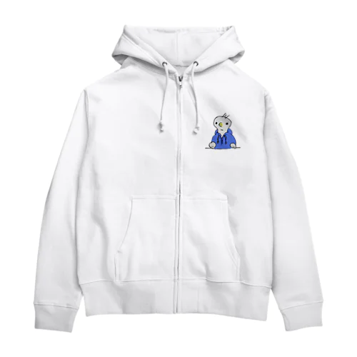 トリといっしょ Zip Hoodie