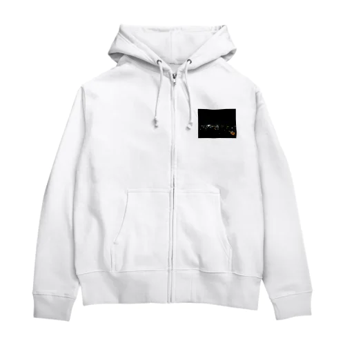 夜を知る Zip Hoodie