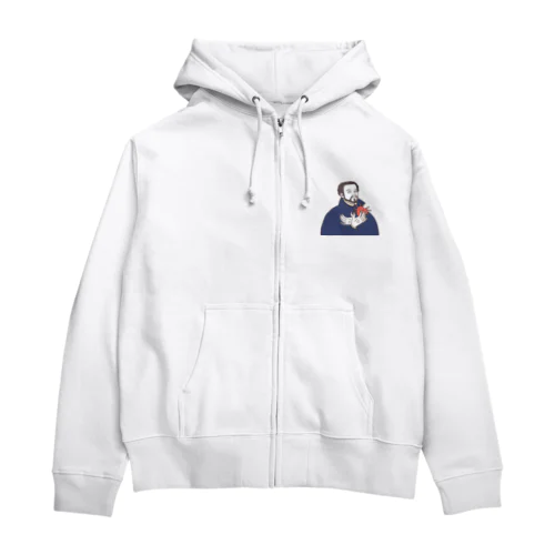 ザビエルくん。 Zip Hoodie