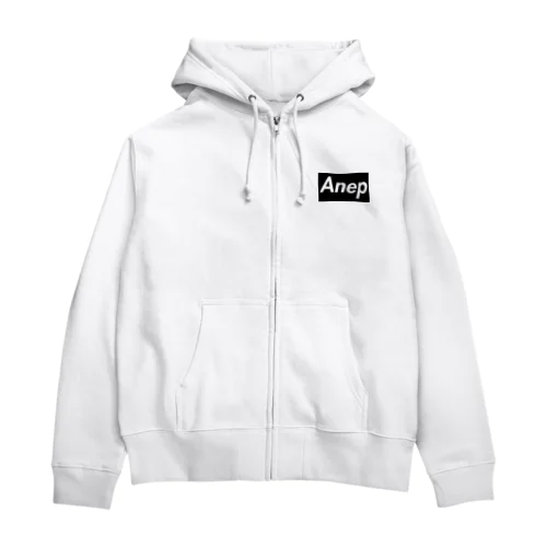 Anep color black version Zip Hoodie