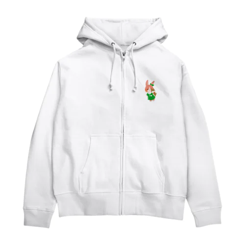 豆しばともも Zip Hoodie